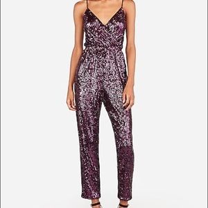 Express Sequin Pant Romper